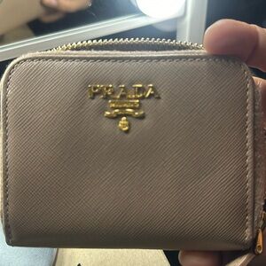 Authentic Prada wallet blush pink